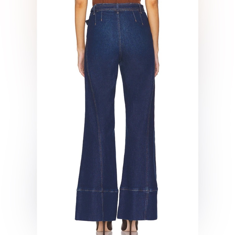 We The Free Ryla A-Line Flare Jeans High Rise Wide Leg Belted Size 26 - Picture 3 of 16